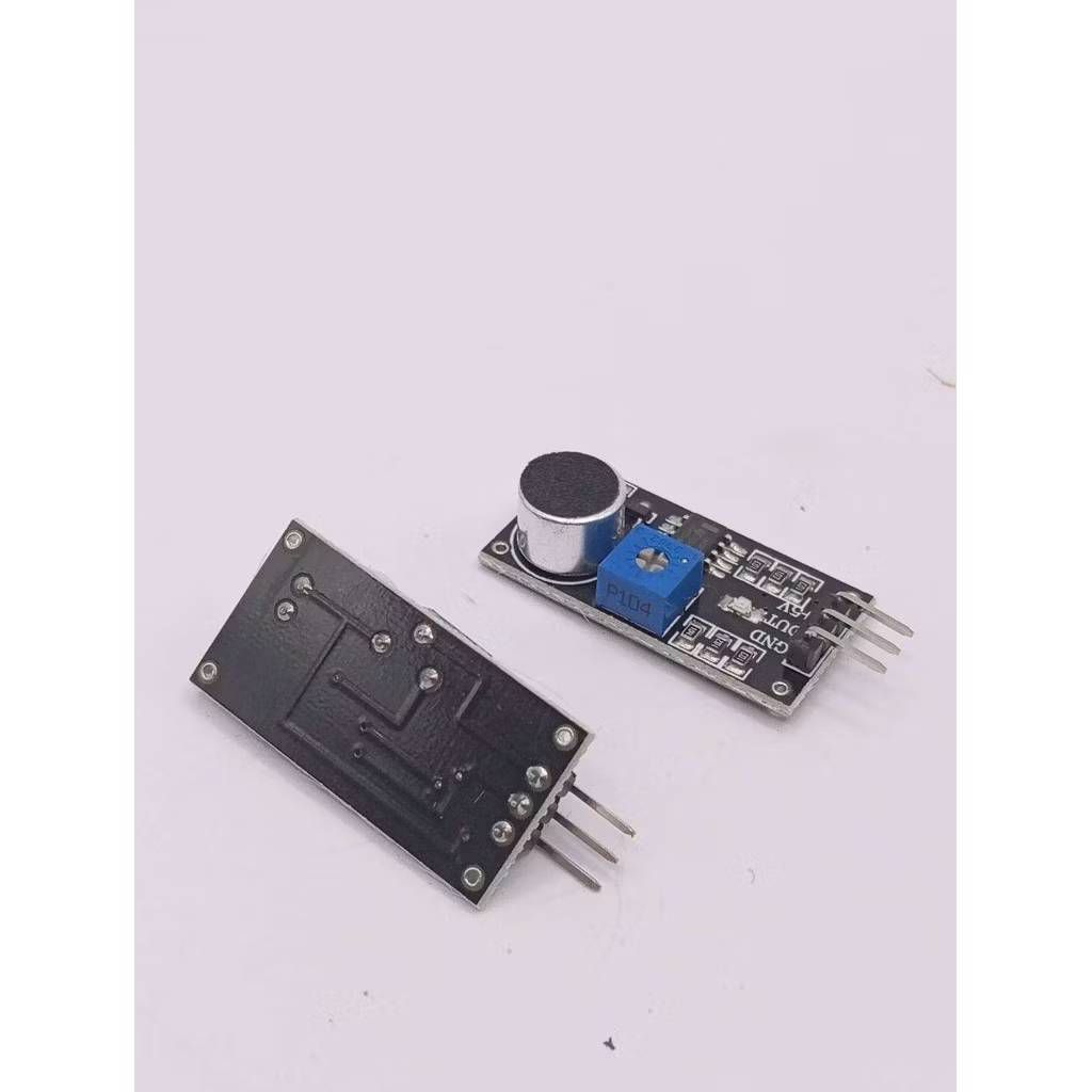โมดูลเซนเซอร์ตรวจจับเสียง 3 pin LM393 Electret ไมโครโฟน DIY Sound Sensor Module Voice Sound Detectio