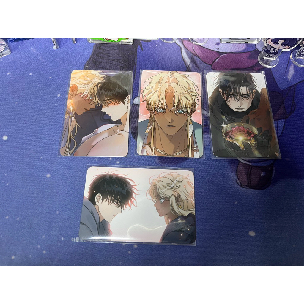 (( พร้อมส่ง )) การ์ดยอดบุปผาใต้คืนตะวันฉาย blossoms of the white night