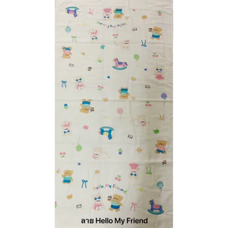 ผ้าเช็ดผม สาลูรังผึ้ง 16”x32”นิ้ว