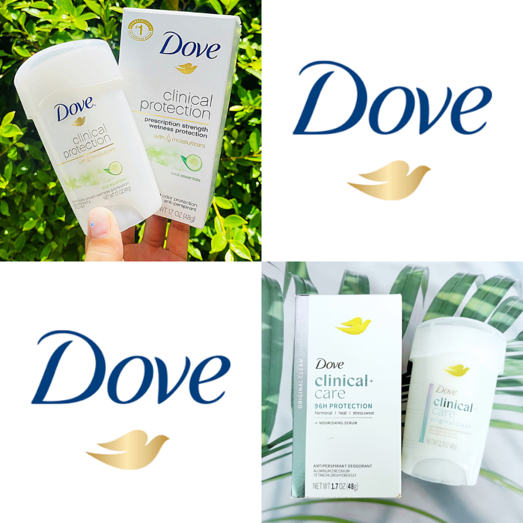 โดฟ ระงับกลิ่นกาย Dove® Clinical Protection, Cool Essentials 48g โรลออนสติ๊ก Dove โรลออน