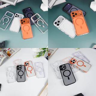Case Stuff เคสไอโฟน เคสขอบสี กันกระแทก แม่เหล็กชาร์จ สำหรับ 17ProMax / 17Pro / 17 / 16ProMax