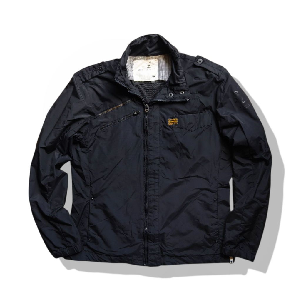 G-Star Raw 3301 Biker Full Zipper Jacket(XL) มือสอง รอบอก 46”