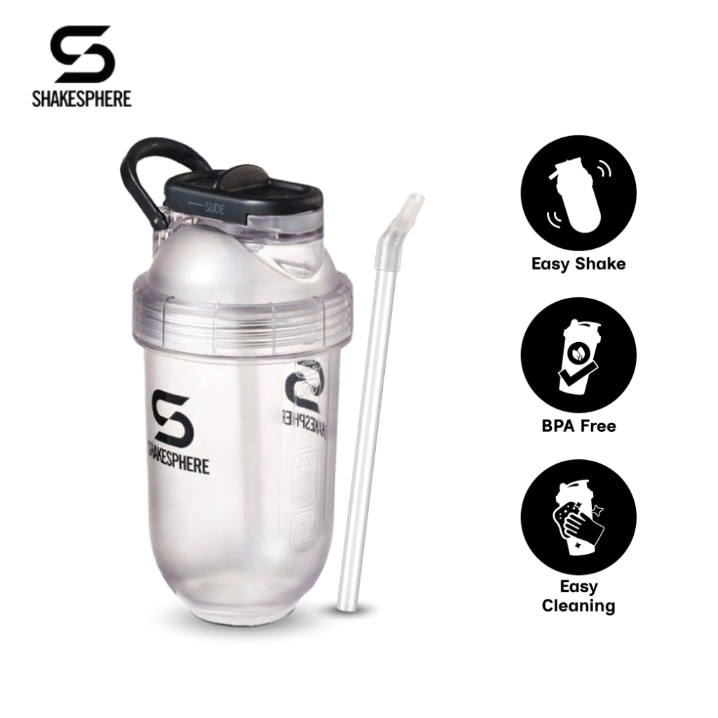 SHAKESPHERE Tumbler Series MINI TRITAN CLEAR 400ml แก้วเชคโปรตีน แก้วน้ำ แก้วเชคผลไม้เนื้ออ่อน