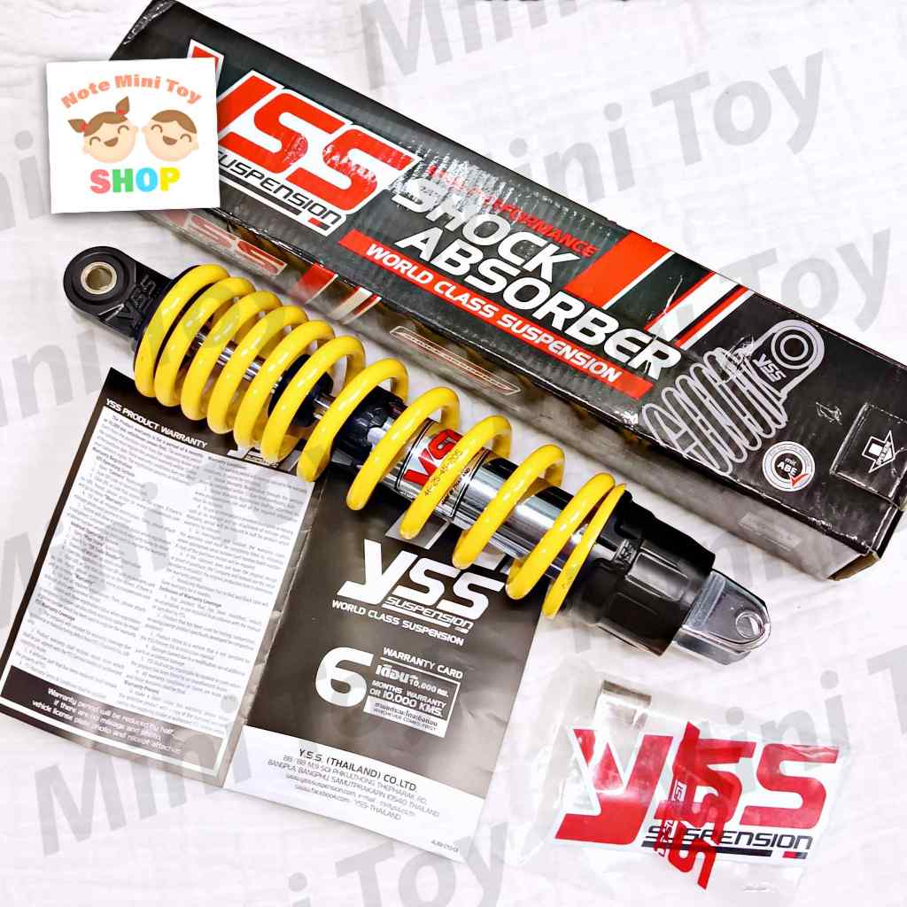 โช๊คหลัง yss แท้ mio, คลิก110, ฟีโน่, สกู๊ปปี้i, มีโอรุ่น pro plus ยาว 300 mm. สินค้ามีรับประกัน 6 เ