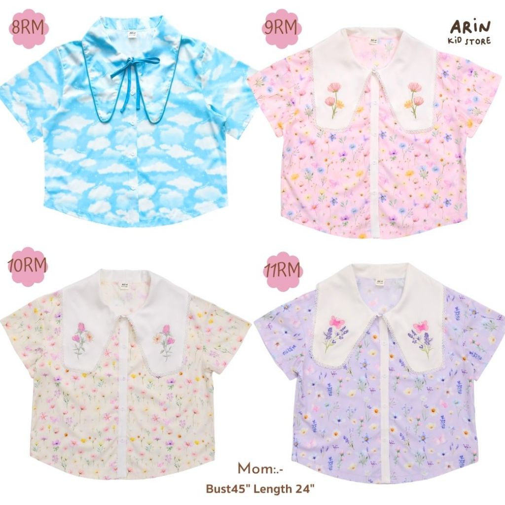 เสื้อคุณแม่ รุ่นRM ของแบรนด์Arin Kids อริน คิดส์