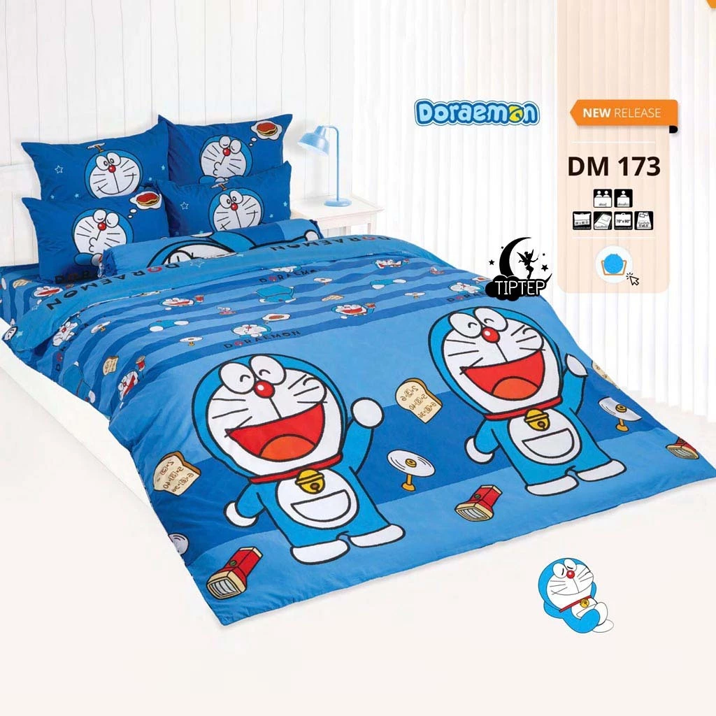 ชุดผ้าปูที่นอนพร้อมผ้านวม TOTO ลายโดเรม่อน DM172 DM173 DM180 DM181 DM182 DM183 DMV179 thumbnail 4