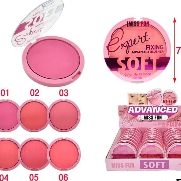 [ยกกล่อง24ชิ้น]คละสีปัดแก้มปัดหน้าคละสียกกล่อง24ชิ้นปัดแก้มสีสวย