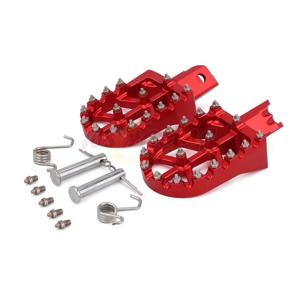 ที่พักเท้าอลูมิเนียม CNC สําหรับรถจักรยานยนต์ CRF50 CRF70 CRF110 XR50 XR70 XR110