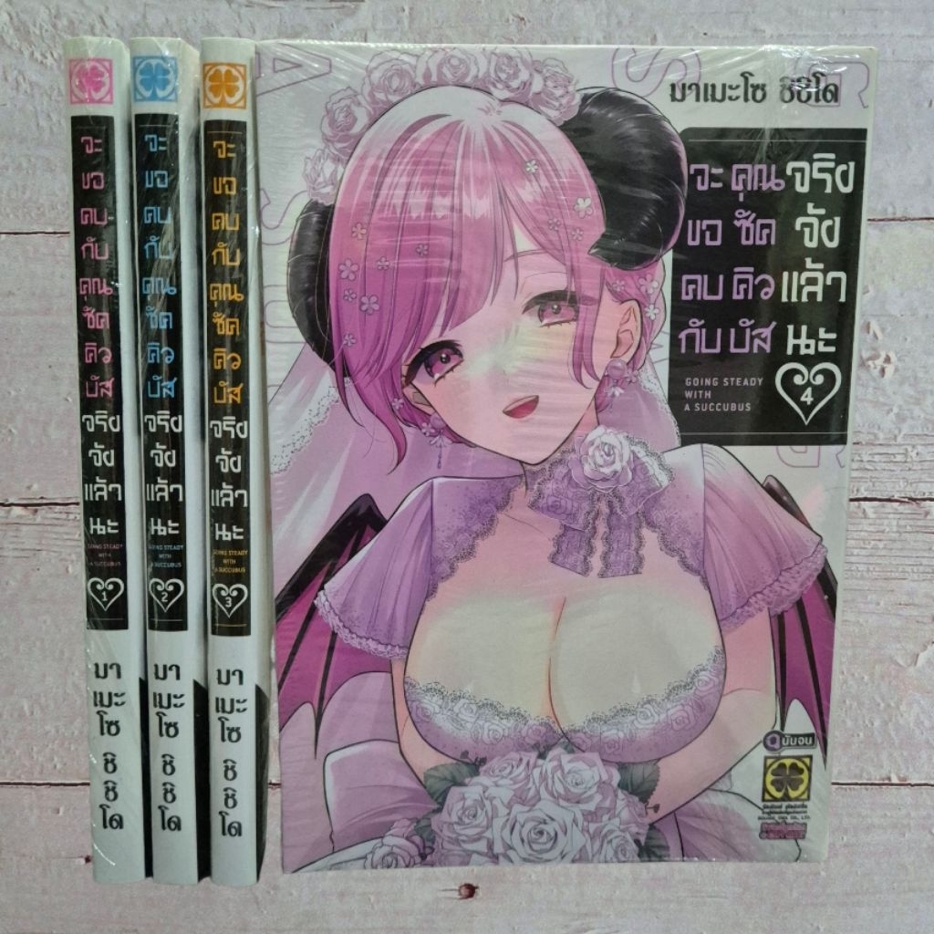 จะขอคบกับคุณซัคคิวบัสจริงจังแล้วนะเล่ม1-4 จบ ยกชุด มือหนึ่ง พร้อมส่ง