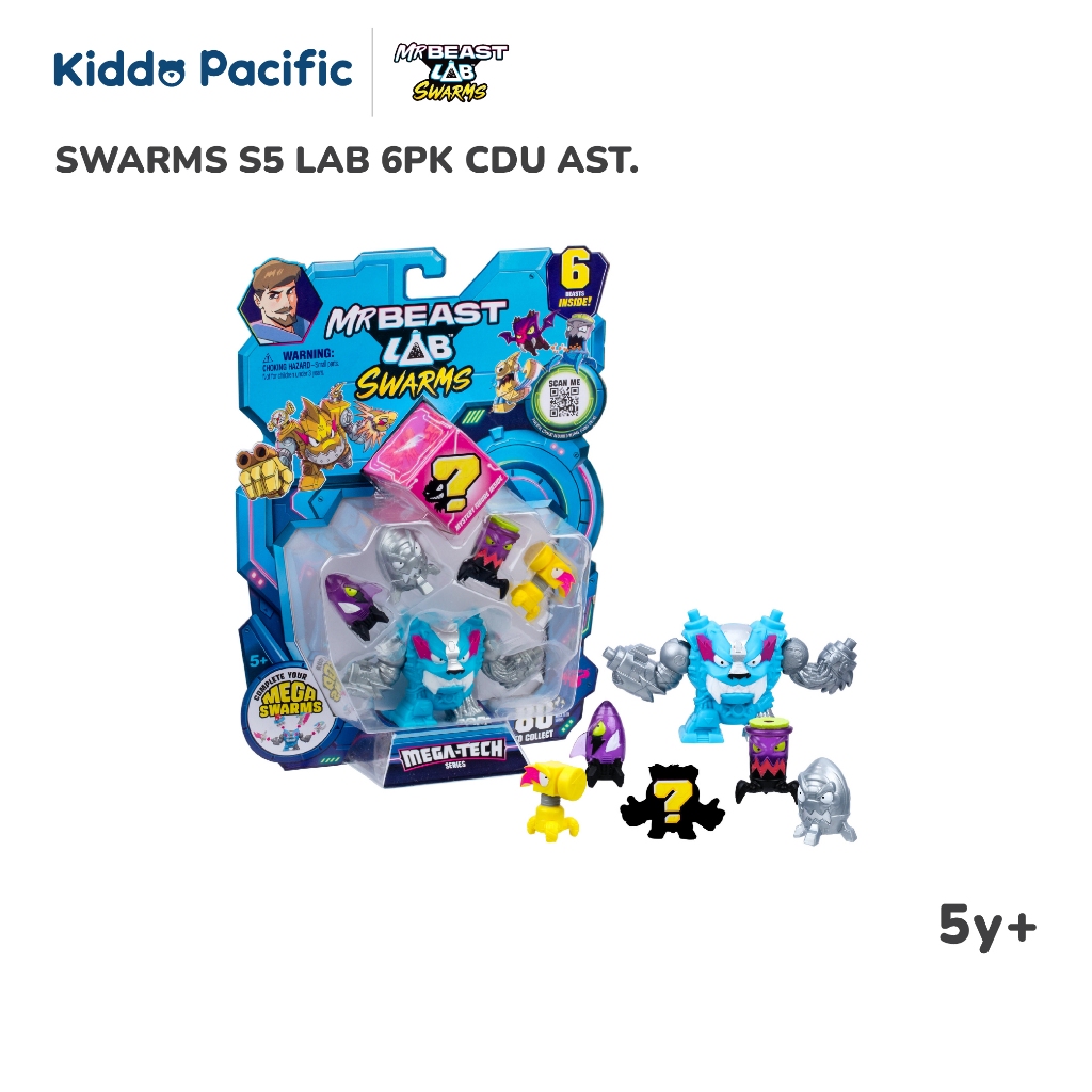 MRBEAST LAB SWARMS S5 LAB 6PK CDU ของเล่น