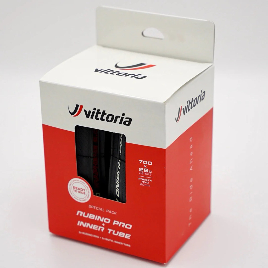 (แถมยางใน) 🇮🇹VITTORIA RUBINO PRO G2.0 🔥(TWIN PACK)🔥