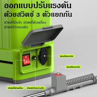 สเปรย์พ่นยาลิเธียมสะพายหลัง 20ลิตร แรงสูง ประสิทธิภาพดี แบตอึด รับประกัน10ปี หัวฉีดใหญ่ หลายโหมดพ่น
