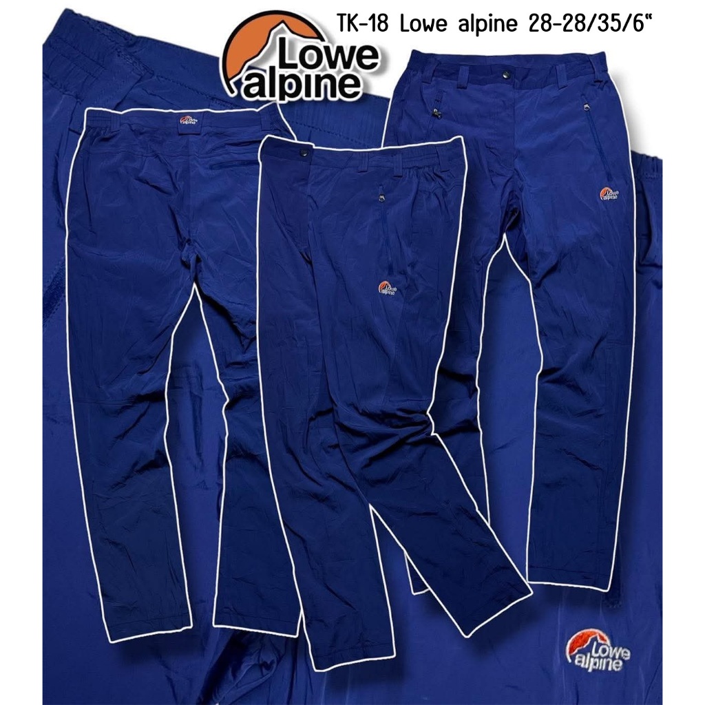 🔥กางเกงเดินป่า Lowe alpine มือสอง TK-18 Lowe alpine 28-28/35/6"