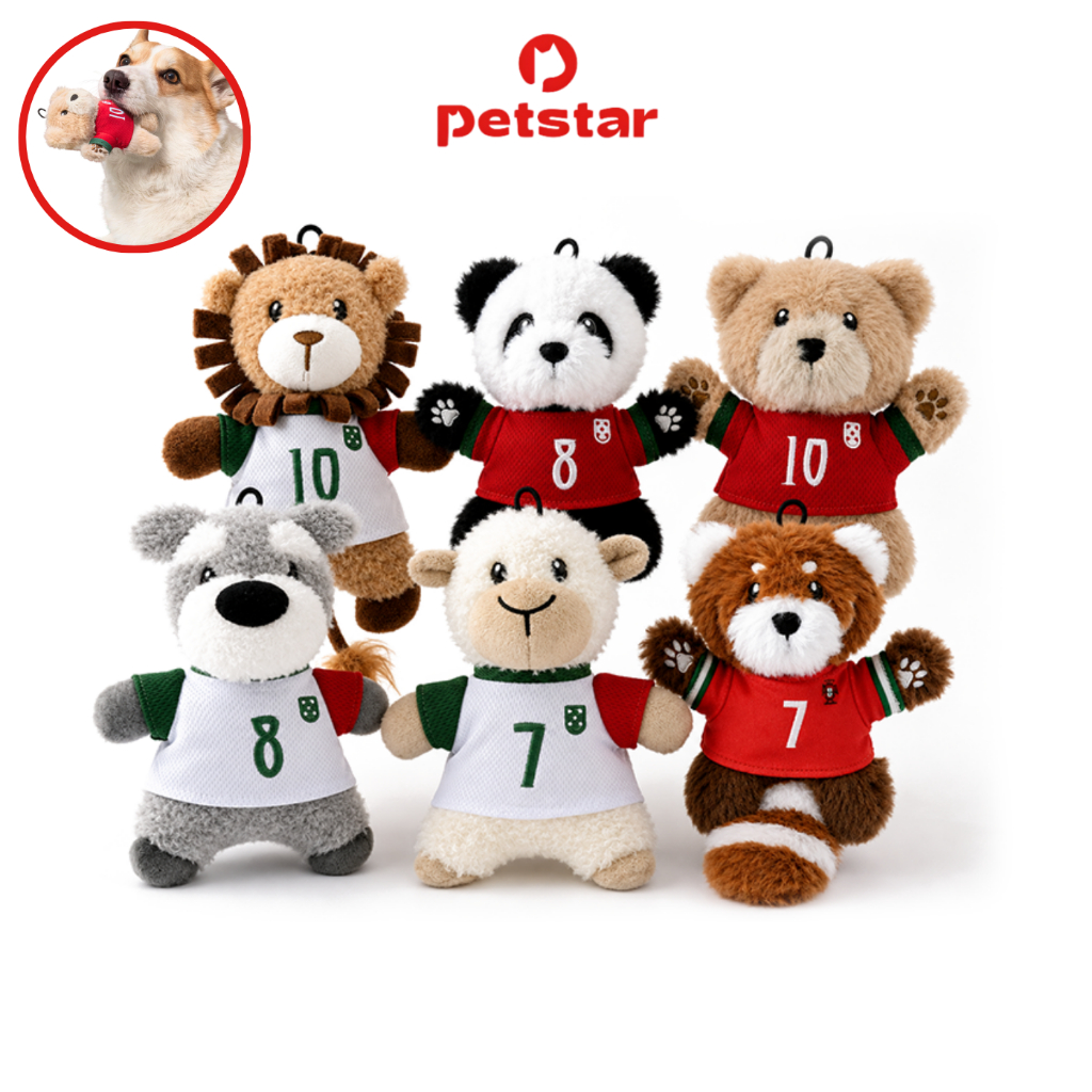 Petstar ของเล่นสัตว์เลี้ยง Pet toy ของเล่นหมาแมว เนื้อผ้านุ่ม ยืดหยุ่นดี ขนาดเล็ก พกพาสะดวก ดีไซน์น่ารัก