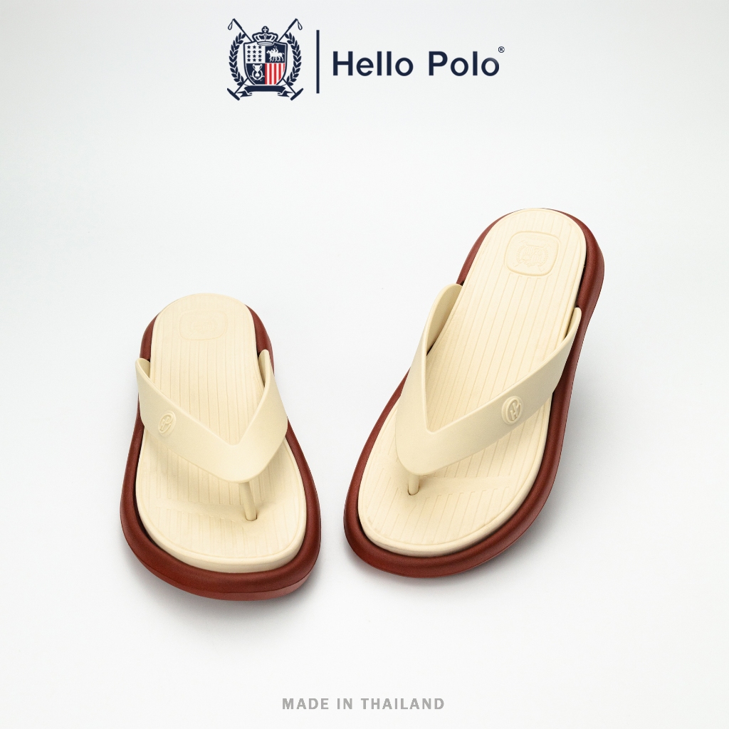 Hello Polo รองเท้าแตะผู้หญิง รองเท้าเปิดส้น รองเท้าแตะคีบ อ่
