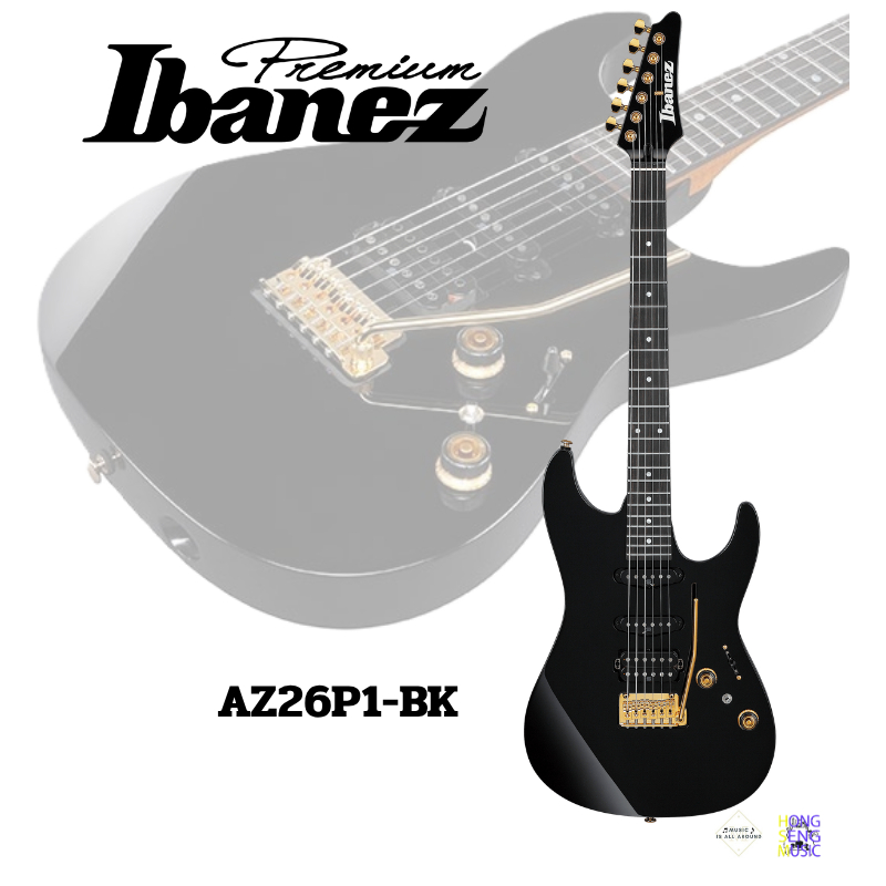 กีตาร์ไฟฟ้า Ibanez AZ26P1-BK Premium Series w/Bag