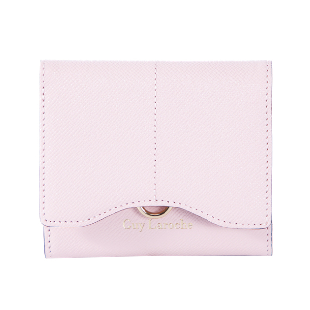 Guy Laroche กระเป๋าสตางค์ผู้หญิง 3 พับสั้น สีชมพู รุ่น AGP09112S6PIS