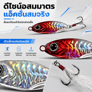 ไมโครจิ๊ก เหยื่อปลอม อุปกรณ์ตกปลา น้ำหนัก 7/10/15/20 กรัม เหมาะตกปลาทะเลและทะเลสาบ สำหรับนักตกปลามือใหม่และมืออาชีพ