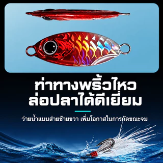 ไมโครจิ๊ก เหยื่อปลอม อุปกรณ์ตกปลา น้ำหนัก 7/10/15/20 กรัม เหมาะตกปลาทะเลและทะเลสาบ สำหรับนักตกปลามือใหม่และมืออาชีพ