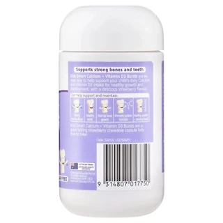 Nature's Way Kids Smart Calcium + Vitamin D 50 Chewable Capsules แคลเซียมเด็ก เพิ่มความสูง กระดูก