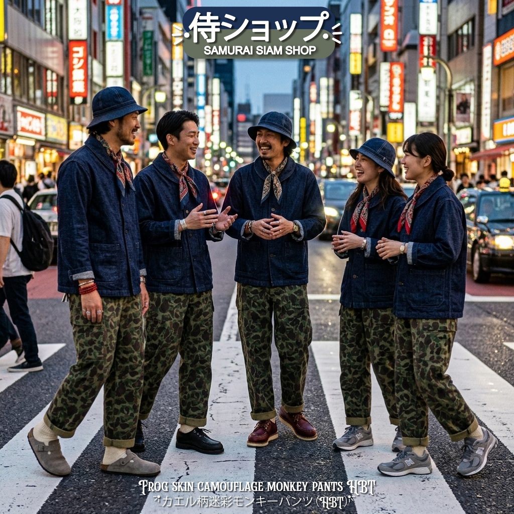 คอบัว Reprodution 40's U.S.NAVY Shawl Collar Denim ดูภาพเพิ่มเติมที่ รายละเอียดสินค้า