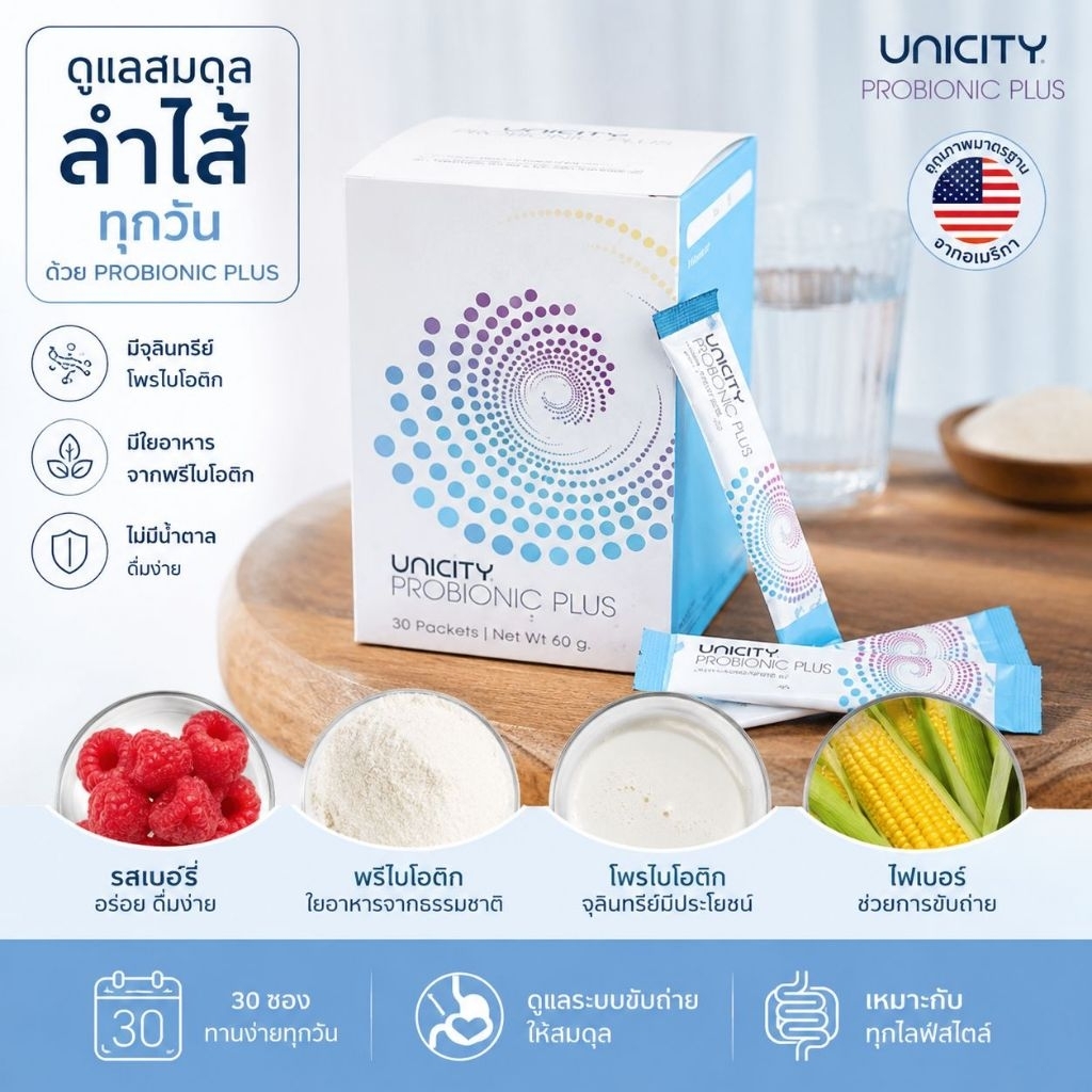 probionic plus unicity นำเข้ามีจุลินทรีย์11สายพันธ์แท้