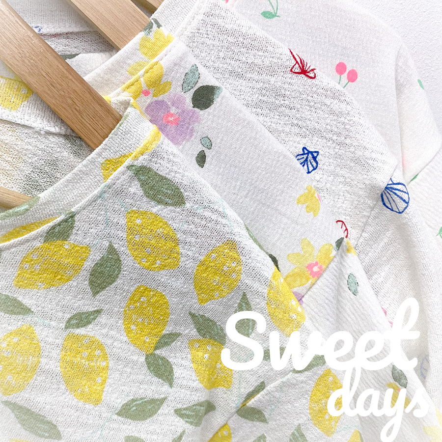 FREED Sweet Days เสื้อยืด Oversize ลายน่ารัก สวมใส่เบาสบาย