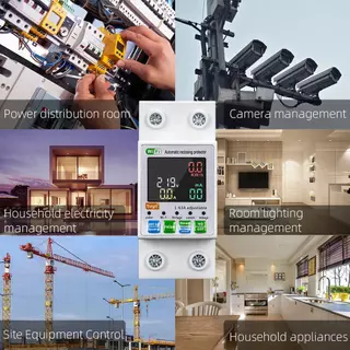 Tuya WiFi อัจฉริยะ Circuit Breaker Backlit เดี่ยว-Phase Energy Meter Auto-Reclosing สนับสนุน APP รีโมทคอนโทรล