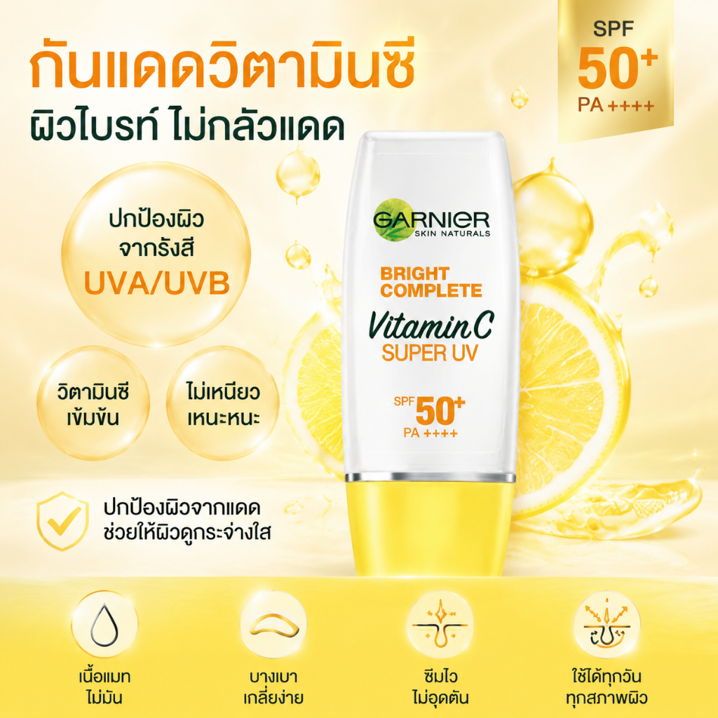 กันแดดระดับสูง ป้องกันน้ำและเหงื่อ ทนแดดทะเลจัดๆ เนื้อบางเบาสุดๆ เกลี่ยง่าย ไม่เหนียวเหนอะหนะ และที่สำคัญคือไม่เป็นขุยเว