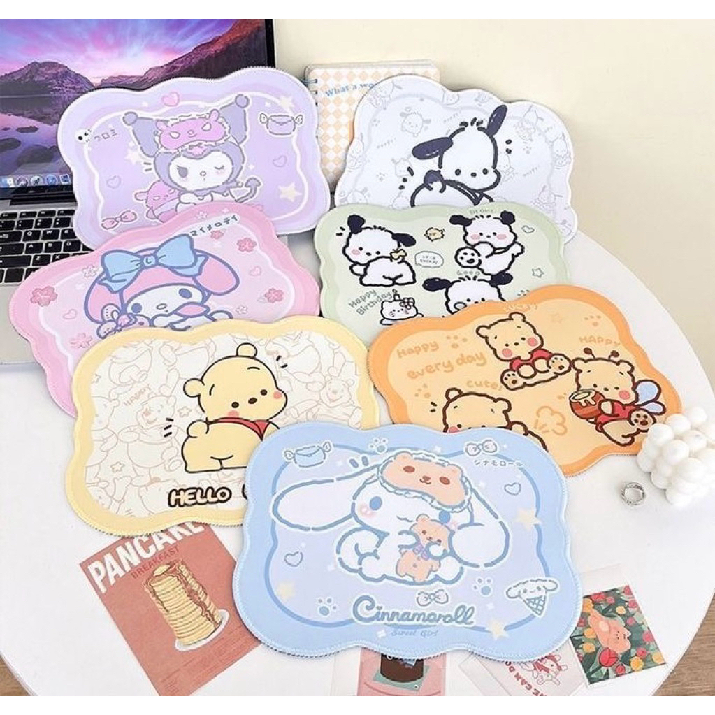 แผ่นรองเมาส์ ลาย sanrio พร้อมส่ง