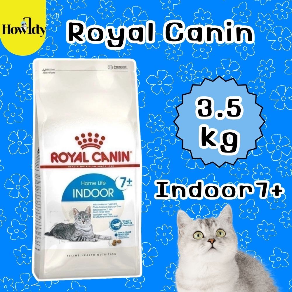 Royal Canin Indoor 7+ 3.5kg อาหารเม็ดแมวสูงวัย เลี้ยงในบ้าน อายุ 7 ปีขึ้นไป