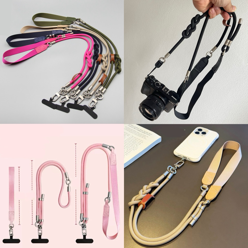 (คอJZ) สายคล้องกล้อง สายกล้อง สายห้อยโทรศัพท์ (3in1)