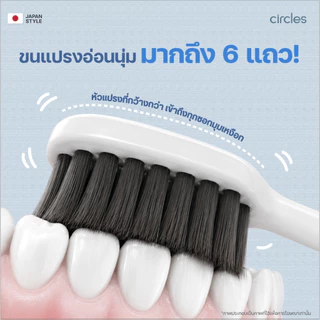 (คุ้มยกเเพ๊ก) หัวแปรงใหญ่ สไตร์ญี่ปุ่น ขนแปรงนุ่มเข้าถึงซอกฟันร่องเหงือกได้ดี ขจัดคราบฟันอย่างทั่วถึง Pack 3 (คละสี)