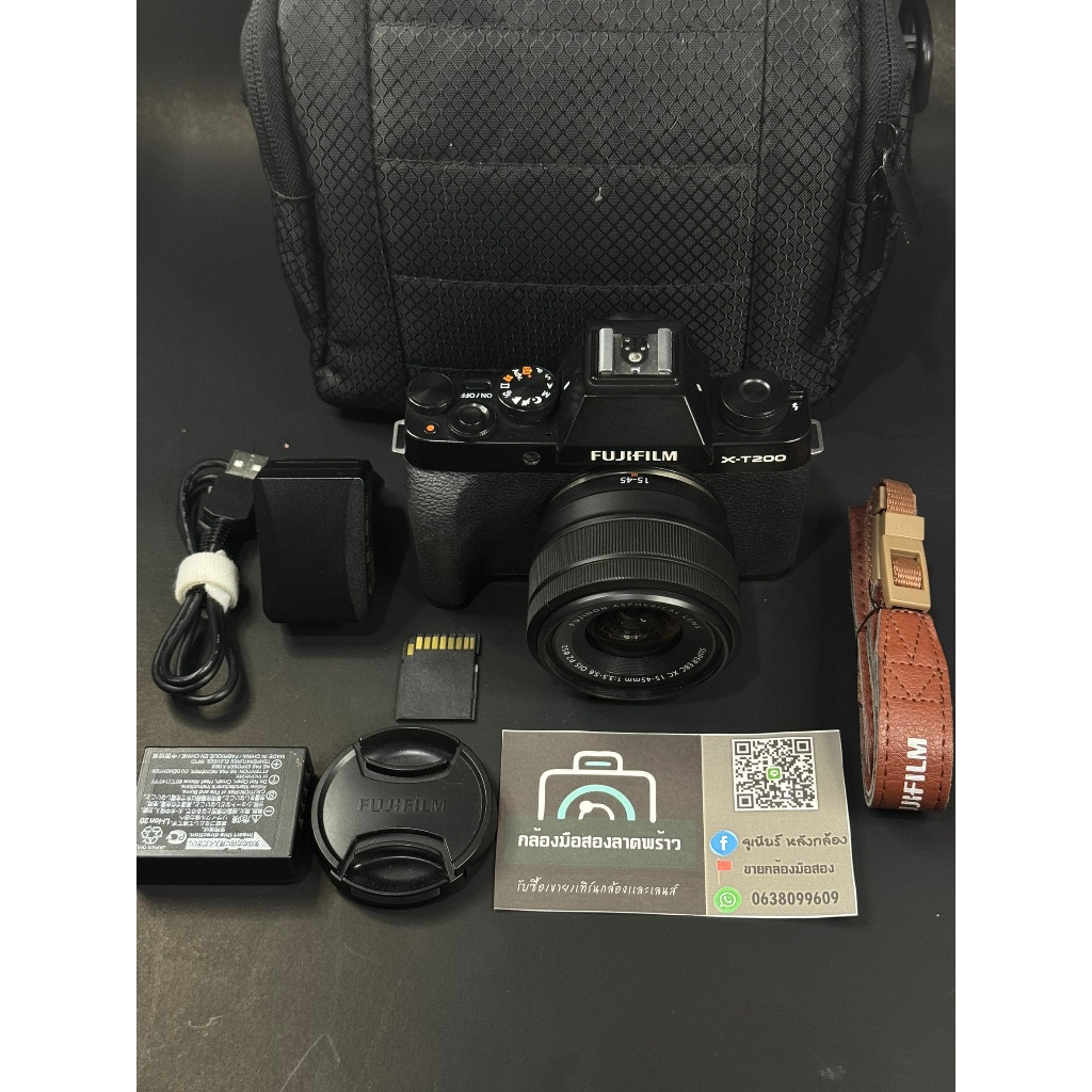 กล้องมือสอง Fujifilm XT200 + Lens Fujifilm 15-45mm F3.5-5.6 OIS PZ