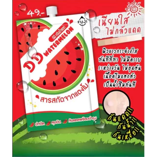 [Saleแพ็คเกตเก่า ฟังVDOก่อนสั่งซื้อ❗️)ฟูจิ ดีดีวอเตอร์เมล่อน ครีม ดีดีแตงโมFUJI DD Watermelon Cream 10 g.
