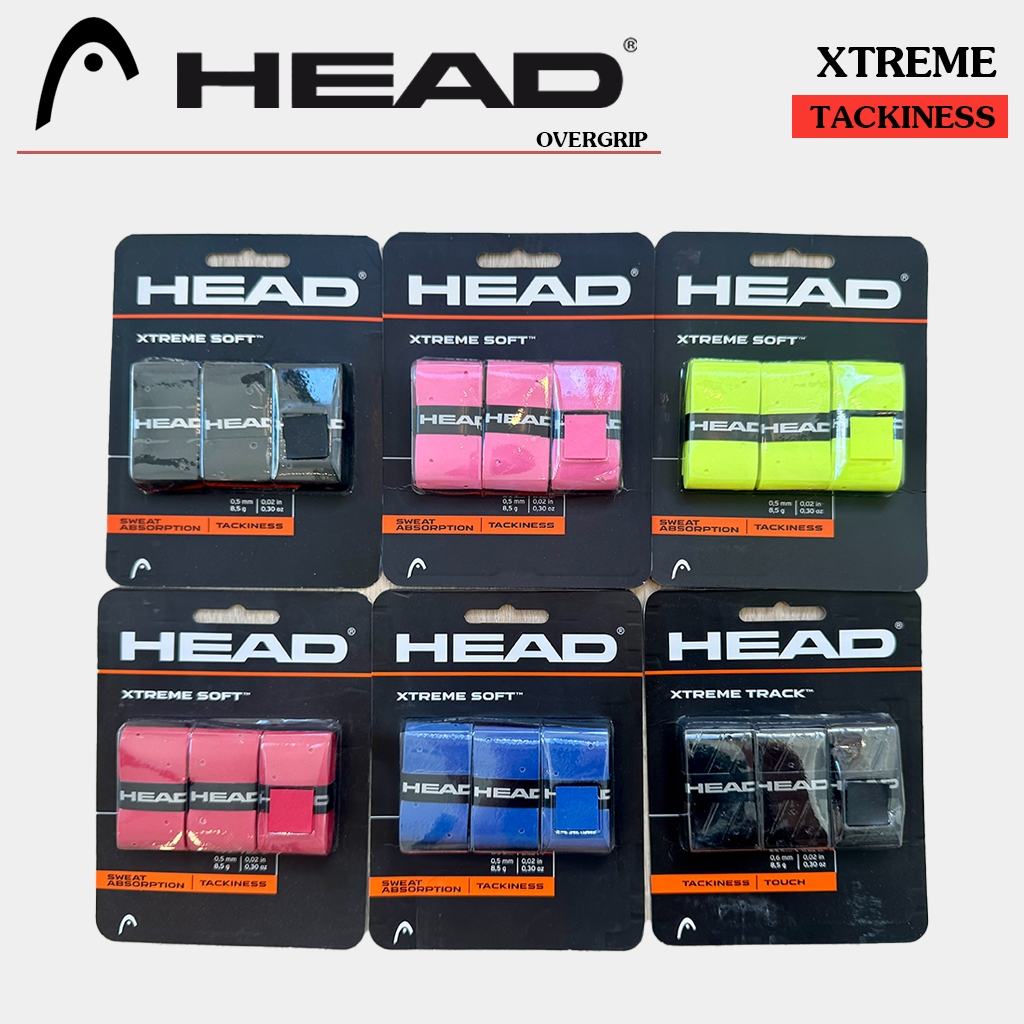 🇹🇭[พร้อมส่ง] HEAD XTREME Overgrip สำหรับ Tennis/Padel/Pickleball/Badminton