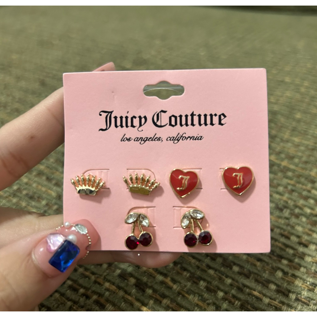 ต่างหูแบรนด์ Juicy Couture ของแท้100%