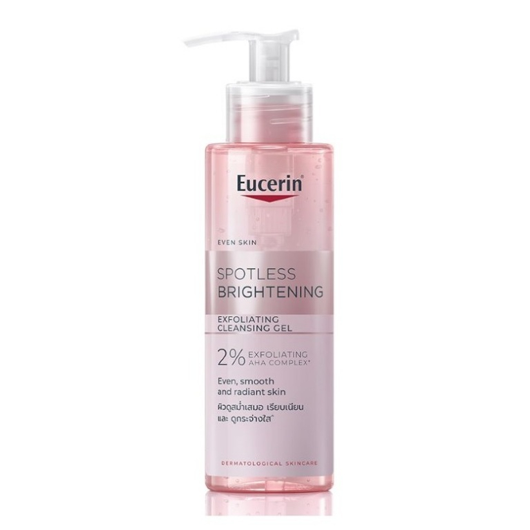 Eucerin Spotless Brightening Exfoliating Cleansing Gel 200ml. ยูเซอริน สปอตเลส ไบร์ทเทนนิ่ง คลีนซิ่ง เจลล้างหน้า