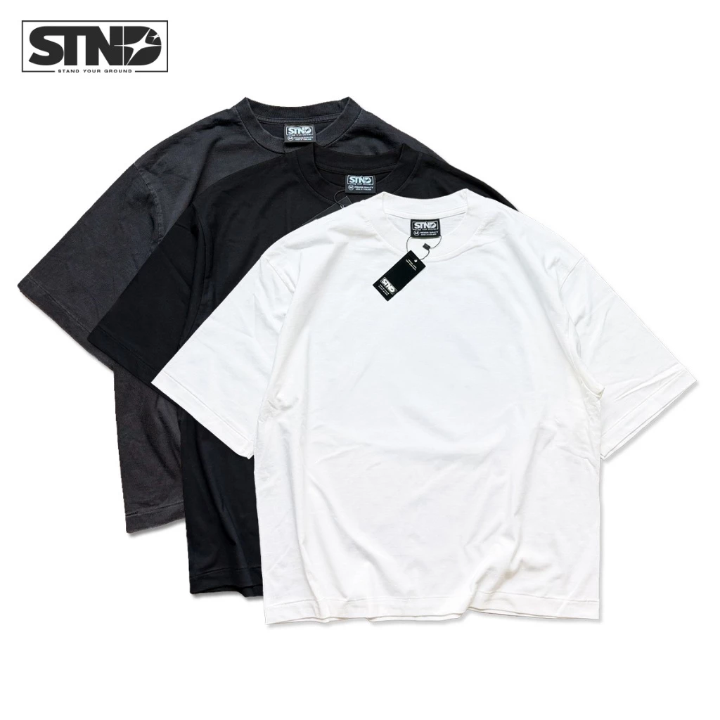 STND00 Boxy T-Shirt “Basic” เสื้อยืดครอปวินเทจ