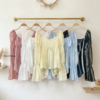 𝟳𝗗𝗮𝘆𝘀 𝗖𝗹𝗼𝘁𝗵𝗶𝗻𝗴 - 🍧Baby Yaya เสื้อญาญ่าผ้าโรซี่