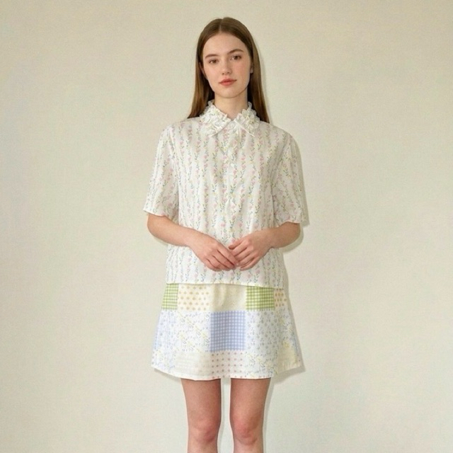 Arya Top เสื้อเชิ้ตคอปกระบาย 🦋🌼