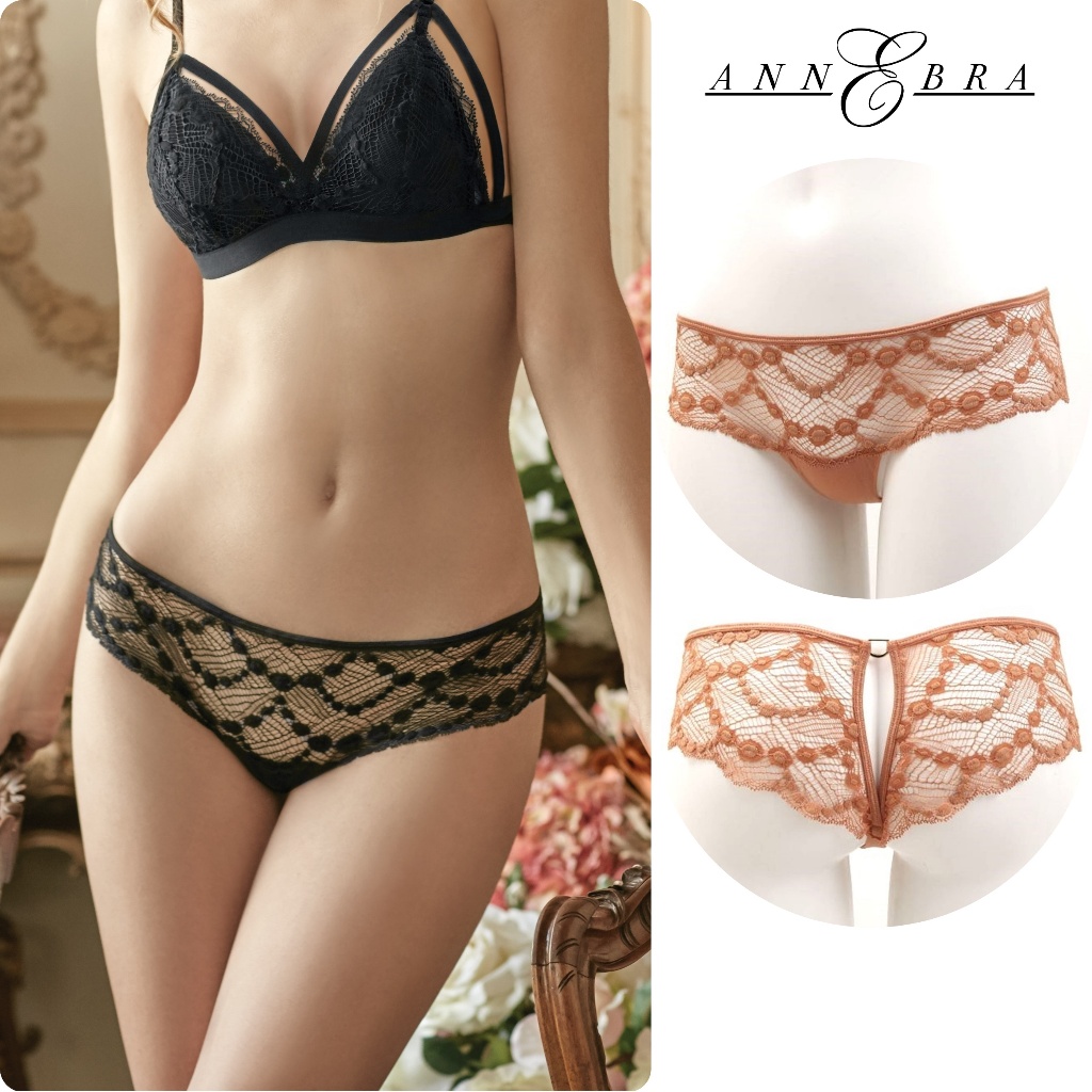 Annebra กางเกงใน ทรงบอยเลค ผ้าลูกไม้ Boyleg Panty รุ่น AU3-877