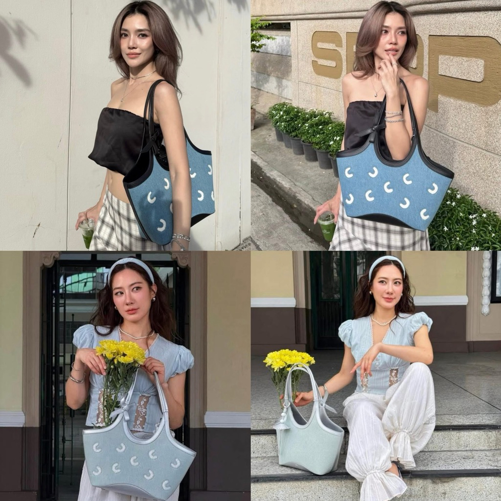 พร้อมส่ง 🚗💨 กระเป๋า Cozii UFO Kidnapper Small Colbie Denim Colbie พร้อมของแถมครบชุด!! แท้ 100% ✨✅ มีหลักฐานการกดทุกใบ