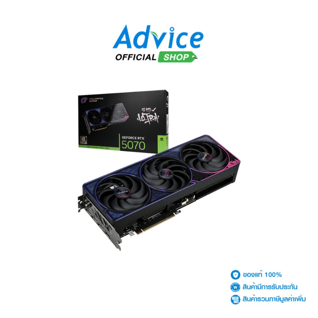 COLORFUL VGA GEFORCE RTX 5070 IGAME ULTRA OC - 12GB GDDR7 - A0182693