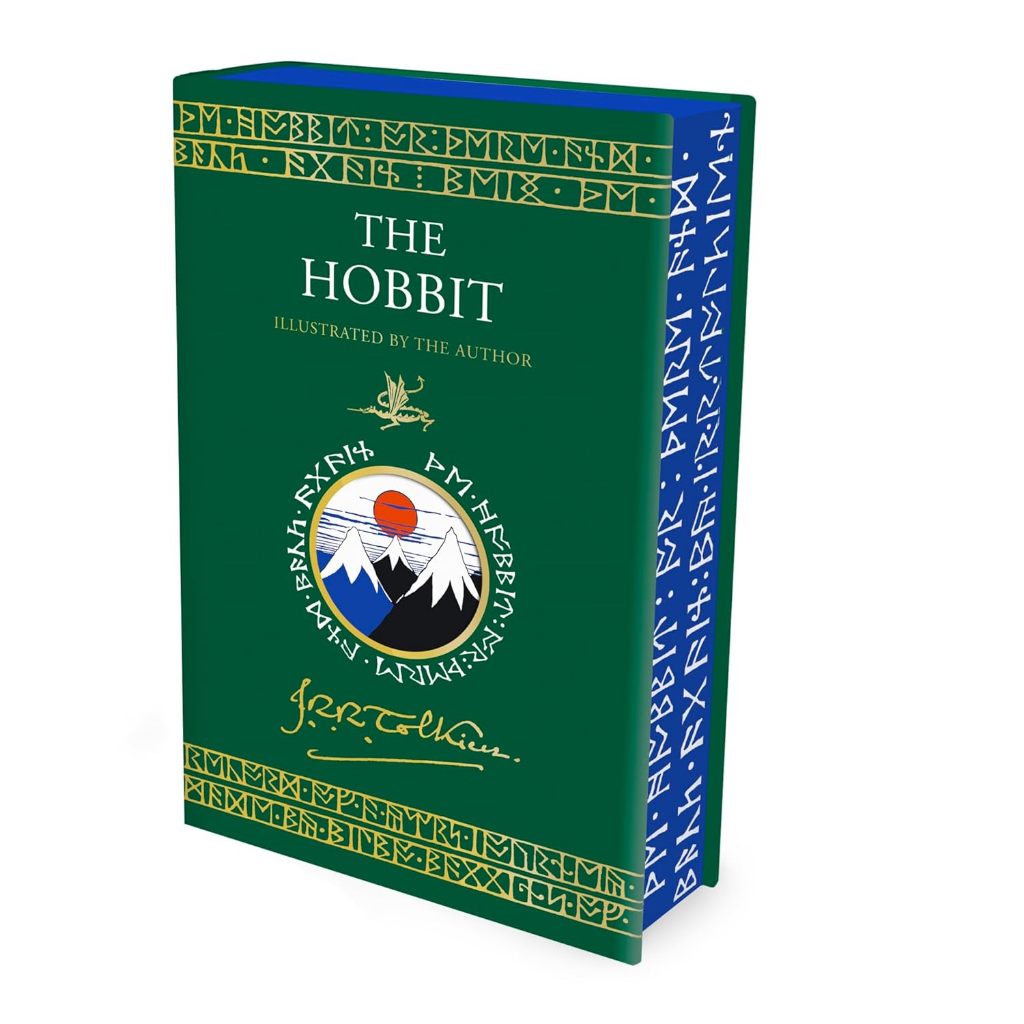 Hardcover The Hobbit Illustrated by J. R. R. Tolkien หนังสือ ปกแข็ง