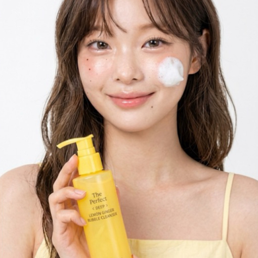 [บับเบิ้ลคลีนเซอร์เลม่อน] ARIUL The Perfect Lemon Ginger Bubble Cleanser 180 ml.