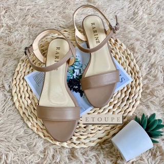 Rarin [ Violet ] 36 - 41 รองเท้ารัดส้น 1 นิ้ว หนังนิ่ม ใส่สบาย เดินได้ทั้งวัน **ไซส์ปกติ เท้าอวบ/อูม บวกเพิ่ม**