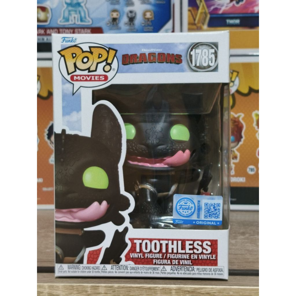 Funko Pop! : How To Train Your Dragon The Hidden World - Toothless with Tongue