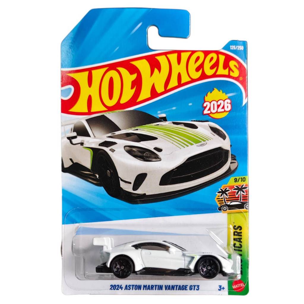 Aston Martin Vantage GT3  - Hot Wheels โมเดลรถเหล็ก ของเล่น ของสะสม ลิขสิทธิ์แท้ (ในร้านมีให้เลือกมากกว่า500แบบ) FFC4