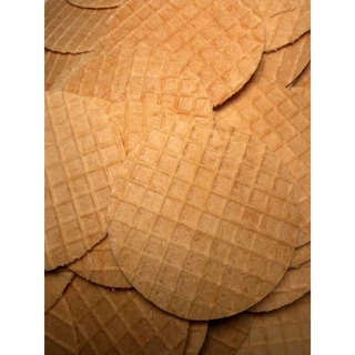 วาฟเฟิลกรอบ แป้งเปล่า โฮมเมด Crispy Waffle | ขนมทานเล่น กินกับกาแฟ ไอศกรีม Snack